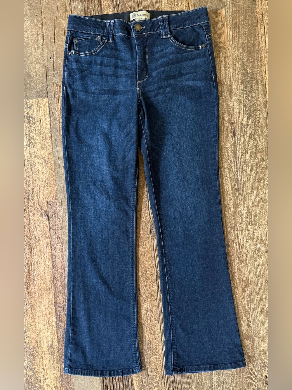 Democracy Ab Technology Bootcut Jeans 12 Dark Wash Stretch
